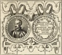 An illustration from I cesari in oro : raccolti nel Farnese museo, e pubblicati colle loro congrue interpretazioni (1694)