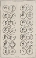 An illustration from I cesari in oro : raccolti nel Farnese museo, e pubblicati colle loro congrue interpretazioni (1694)
