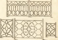 Picture 62 of 98 from Chinese architecture, civil and ornamental. Being a large collection of the most elegant and useful designs of plans and elevations, &c. from the imperial retreat to the smallest ornamental building in China. Likewise their marine subjects. The whole to adorn gardens, parks, forests, woods, canals, &c. .. (1759), leaf 112