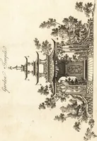 Picture 10 of 98 from Chinese architecture, civil and ornamental. Being a large collection of the most elegant and useful designs of plans and elevations, &c. from the imperial retreat to the smallest ornamental building in China. Likewise their marine subjects. The whole to adorn gardens, parks, forests, woods, canals, &c. .. (1759), leaf 24