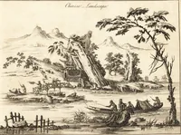Picture 26 of 98 from Chinese architecture, civil and ornamental. Being a large collection of the most elegant and useful designs of plans and elevations, &c. from the imperial retreat to the smallest ornamental building in China. Likewise their marine subjects. The whole to adorn gardens, parks, forests, woods, canals, &c. .. (1759), leaf 56
