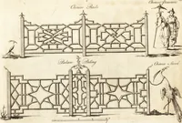 Picture 28 of 98 from Chinese architecture, civil and ornamental. Being a large collection of the most elegant and useful designs of plans and elevations, &c. from the imperial retreat to the smallest ornamental building in China. Likewise their marine subjects. The whole to adorn gardens, parks, forests, woods, canals, &c. .. (1759), leaf 62
