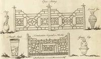 Picture 29 of 98 from Chinese architecture, civil and ornamental. Being a large collection of the most elegant and useful designs of plans and elevations, &c. from the imperial retreat to the smallest ornamental building in China. Likewise their marine subjects. The whole to adorn gardens, parks, forests, woods, canals, &c. .. (1759), leaf 64