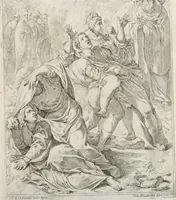 An illustration from Il claustro di S. Michele in Bosco di Bologna : dipinto dal famoso Lodovico Carracci, e da altri eccellenti maestri uscita dalla sua scola (1694)
