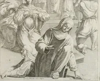 An illustration from Il claustro di S. Michele in Bosco di Bologna : dipinto dal famoso Lodovico Carracci, e da altri eccellenti maestri uscita dalla sua scola (1694)