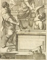 An illustration from Il claustro di S. Michele in Bosco di Bologna : dipinto dal famoso Lodovico Carracci, e da altri eccellenti maestri uscita dalla sua scola (1694)