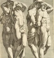 An illustration from Il claustro di S. Michele in Bosco di Bologna : dipinto dal famoso Lodovico Carracci, e da altri eccellenti maestri uscita dalla sua scola (1694)
