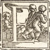 An illustration from Concilia omnia, tam generalia quam particularia : ab apostolorum temporibus in hunc vsque diem a sanctissimis patribus celebrata, & quorum acta literis mandata, ex vetustissimis diuersa[rum] regionu[m] bibliothecis haberi potuere, his duobus tomis continentur : tomvs primvs ea recenset concilia, quae a beato Petro apostolo vsq[ue] ad Iohanne[m] huius nominis papam secundu[m] seruata inuenimus : quo[rum] ordinem & nomina si quis accuratius desideret, versa pagina indicabit (1538)