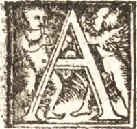 An illustration from Concilia omnia, tam generalia quam particularia : ab apostolorum temporibus in hunc vsque diem a sanctissimis patribus celebrata, & quorum acta literis mandata, ex vetustissimis diuersa[rum] regionu[m] bibliothecis haberi potuere, his duobus tomis continentur : tomvs primvs ea recenset concilia, quae a beato Petro apostolo vsq[ue] ad Iohanne[m] huius nominis papam secundu[m] seruata inuenimus : quo[rum] ordinem & nomina si quis accuratius desideret, versa pagina indicabit (1538)