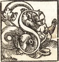 An illustration from Concilia omnia, tam generalia quam particularia : ab apostolorum temporibus in hunc vsque diem a sanctissimis patribus celebrata, & quorum acta literis mandata, ex vetustissimis diuersa[rum] regionu[m] bibliothecis haberi potuere, his duobus tomis continentur : tomvs primvs ea recenset concilia, quae a beato Petro apostolo vsq[ue] ad Iohanne[m] huius nominis papam secundu[m] seruata inuenimus : quo[rum] ordinem & nomina si quis accuratius desideret, versa pagina indicabit (1538)