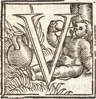 An illustration from Concilia omnia, tam generalia quam particularia : ab apostolorum temporibus in hunc vsque diem a sanctissimis patribus celebrata, & quorum acta literis mandata, ex vetustissimis diuersa[rum] regionu[m] bibliothecis haberi potuere, his duobus tomis continentur : tomvs primvs ea recenset concilia, quae a beato Petro apostolo vsq[ue] ad Iohanne[m] huius nominis papam secundu[m] seruata inuenimus : quo[rum] ordinem & nomina si quis accuratius desideret, versa pagina indicabit (1538)