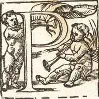 An illustration from Concilia omnia, tam generalia quam particularia : ab apostolorum temporibus in hunc vsque diem a sanctissimis patribus celebrata, & quorum acta literis mandata, ex vetustissimis diuersa[rum] regionu[m] bibliothecis haberi potuere, his duobus tomis continentur : tomvs primvs ea recenset concilia, quae a beato Petro apostolo vsq[ue] ad Iohanne[m] huius nominis papam secundu[m] seruata inuenimus : quo[rum] ordinem & nomina si quis accuratius desideret, versa pagina indicabit (1538)