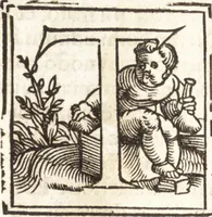 An illustration from Concilia omnia, tam generalia quam particularia : ab apostolorum temporibus in hunc vsque diem a sanctissimis patribus celebrata, & quorum acta literis mandata, ex vetustissimis diuersa[rum] regionu[m] bibliothecis haberi potuere, his duobus tomis continentur : tomvs primvs ea recenset concilia, quae a beato Petro apostolo vsq[ue] ad Iohanne[m] huius nominis papam secundu[m] seruata inuenimus : quo[rum] ordinem & nomina si quis accuratius desideret, versa pagina indicabit (1538)
