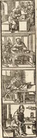 An illustration from Concilia omnia, tam generalia quam particularia : ab apostolorum temporibus in hunc vsque diem a sanctissimis patribus celebrata, & quorum acta literis mandata, ex vetustissimis diuersa[rum] regionu[m] bibliothecis haberi potuere, his duobus tomis continentur : tomvs primvs ea recenset concilia, quae a beato Petro apostolo vsq[ue] ad Iohanne[m] huius nominis papam secundu[m] seruata inuenimus : quo[rum] ordinem & nomina si quis accuratius desideret, versa pagina indicabit (1538)