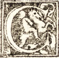 An illustration from Concilia omnia, tam generalia quam particularia : ab apostolorum temporibus in hunc vsque diem a sanctissimis patribus celebrata, & quorum acta literis mandata, ex vetustissimis diuersa[rum] regionu[m] bibliothecis haberi potuere, his duobus tomis continentur : tomvs primvs ea recenset concilia, quae a beato Petro apostolo vsq[ue] ad Iohanne[m] huius nominis papam secundu[m] seruata inuenimus : quo[rum] ordinem & nomina si quis accuratius desideret, versa pagina indicabit (1538)