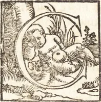 An illustration from Concilia omnia, tam generalia quam particularia : ab apostolorum temporibus in hunc vsque diem a sanctissimis patribus celebrata, & quorum acta literis mandata, ex vetustissimis diuersa[rum] regionu[m] bibliothecis haberi potuere, his duobus tomis continentur : tomvs primvs ea recenset concilia, quae a beato Petro apostolo vsq[ue] ad Iohanne[m] huius nominis papam secundu[m] seruata inuenimus : quo[rum] ordinem & nomina si quis accuratius desideret, versa pagina indicabit (1538)
