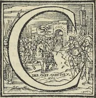 Picture 53 of 103 from Cremona fedelissima citta et nobilissima colonia de Romani : rappresentata in disegno col svo contado et illvstrata d'vna breve historia delle cose piv notabili appartenenti ad essa et de i ritratti natvrali de dvchi et dvchesse di Milano e compendio delle lor vite (1585), leaf 186