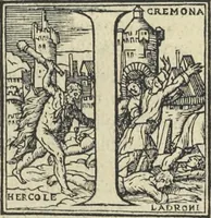 Picture 69 of 103 from Cremona fedelissima citta et nobilissima colonia de Romani : rappresentata in disegno col svo contado et illvstrata d'vna breve historia delle cose piv notabili appartenenti ad essa et de i ritratti natvrali de dvchi et dvchesse di Milano e compendio delle lor vite (1585), leaf 196