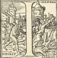 Picture 85 of 103 from Cremona fedelissima citta et nobilissima colonia de Romani : rappresentata in disegno col svo contado et illvstrata d'vna breve historia delle cose piv notabili appartenenti ad essa et de i ritratti natvrali de dvchi et dvchesse di Milano e compendio delle lor vite (1585), leaf 213