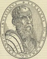 An illustration from Cremona fedelissima citta et nobilissima colonia de Romani : rappresentata in disegno col svo contado et illvstrata d'vna breve historia delle cose piv notabili appartenenti ad essa et de i ritratti natvrali de dvchi et dvchesse di Milano e compendio delle lor vite (1585)