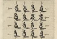 An illustration from De militia equestri antiqua et noua ad regem Philippum IV libri quinque (1630)
