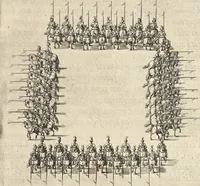 An illustration from De militia equestri antiqua et noua ad regem Philippum IV libri quinque (1630)