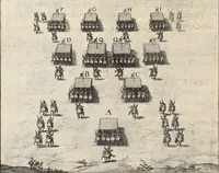 An illustration from De militia equestri antiqua et noua ad regem Philippum IV libri quinque (1630)