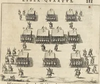 An illustration from De militia equestri antiqua et noua ad regem Philippum IV libri quinque (1630)