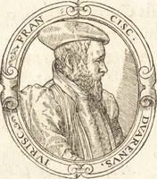 An illustration from De sacris ecclesiae ministeriis ac beneficiis libri VIII : in quibus quicquid ad plenam iuris pontificij cognitionem necessarium est, breuiter ac dilucidè explicatum continetur : item, Pro libertate ecclesiae Gallicae aduersus Romanã aulam defensio Parisiensis curiae, Ludouico XI. Gallorũ regi quondam oblata (1551)