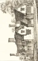 An illustration from Designs for parsonage houses, alms houses, etc., etc. : with examples of gables, and other curious remains of old English architecture (1827)