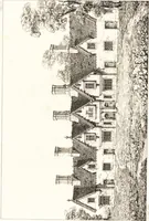 An illustration from Designs for parsonage houses, alms houses, etc., etc. : with examples of gables, and other curious remains of old English architecture (1827)