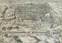 An illustration from El devoto peregrino y viage de Tierra Santa (1664)