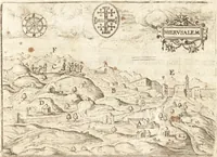 An illustration from El devoto peregrino y viage de Tierra Santa (1664)