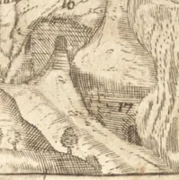 An illustration from El devoto peregrino y viage de Tierra Santa (1664)