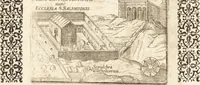 An illustration from El devoto peregrino y viage de Tierra Santa (1664)