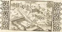 An illustration from El devoto peregrino y viage de Tierra Santa (1664)