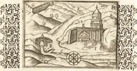 An illustration from El devoto peregrino y viage de Tierra Santa (1664)