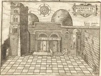 An illustration from El devoto peregrino y viage de Tierra Santa (1664)
