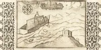 An illustration from El devoto peregrino y viage de Tierra Santa (1664)