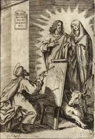 An illustration from Dialogos de la pintvra : sv defensa, origen, esse[n]cia, definicion, modos y diferencias (1633)