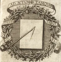 An illustration from Dialogos de la pintvra : sv defensa, origen, esse[n]cia, definicion, modos y diferencias (1633)