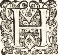 An illustration from Discorsi del signor Torqvto Tasso dell'arte poetica, et in particolare del poema heroico : et insieme il primo libro delle lettere scritte à diuersi suoi amici : lequali, oltra la famigliarità, sono ripiene di molti concetti & auertimenti poetici à dichiaratione d'alcuni luoghi della sua Gierusalemme liberata : gli vni e l'altre scritte nel tempo, ch'egli compose detto suo poema : non piu stampati (1587)