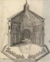An illustration from Discorsi di monsignore don Vincenzio Borghini. Recati à luce da'deputati per suo testamento. Con la tavola delle cose piv notabili (1584)