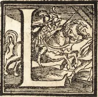 An illustration from Discorsi di monsignore don Vincenzio Borghini. Recati à luce da'deputati per suo testamento. Con la tavola delle cose piv notabili (1584)