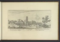 An illustration from Les eglises des stations de Rome dediées par Israel Henriet a havlte et pvissante dame, dame Marie Catherine de la Roche Foucauld ..
