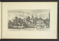 An illustration from Les eglises des stations de Rome dediées par Israel Henriet a havlte et pvissante dame, dame Marie Catherine de la Roche Foucauld ..