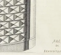 Picture 3 of 12 from Eloges et discours sur la triomphante reception du roy en sa ville de Paris, apres la reduction de la Rochelle : accompagnez des figures, tant des arcs de triomphe que des autres preparatifs (1629), leaf 157