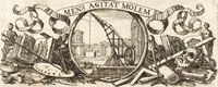 An illustration from Entretiens sur les vies et sur les ouvrages des plus excellens peintres anciens et modernes (1666)