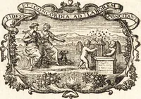 An illustration from Explication de divers monumens singuliers, qui ont rapport a la religion des plus anciens peuples : avec l'examen de la derniere edition des ouvrages de S. Jerôme, & un traité sur l'astrologie judiciaire : ouvrage enrichi de figures en taille-douce (1739)