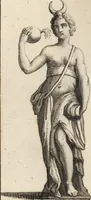 An illustration from Explication de divers monumens singuliers, qui ont rapport a la religion des plus anciens peuples : avec l'examen de la derniere edition des ouvrages de S. Jerôme, & un traité sur l'astrologie judiciaire : ouvrage enrichi de figures en taille-douce (1739)